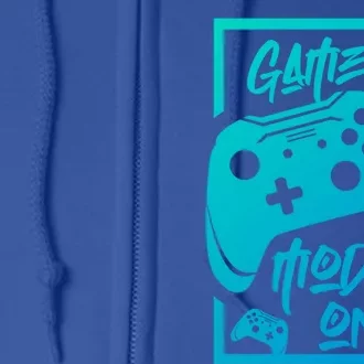 Gamer Mode On! Funny Gift Full Zip Hoodie