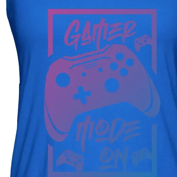 Gamer Mode On! Funny Gift Ladies Essential Flowy Tank