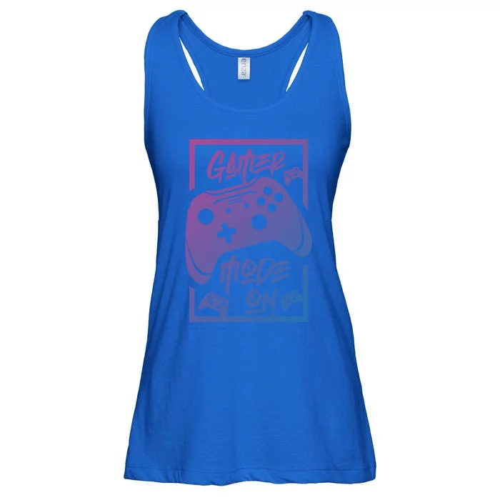 Gamer Mode On! Funny Gift Ladies Essential Flowy Tank