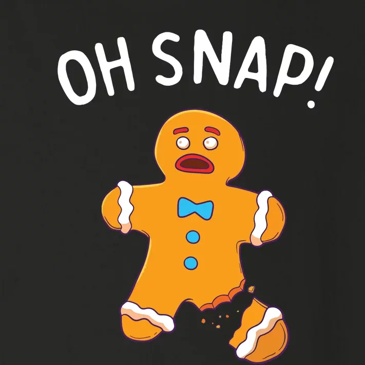 Gingerbread Man Oh Snap Christmas Funny Cookie Baking Gift Short Sleeve Toddler Long Sleeve Shirt