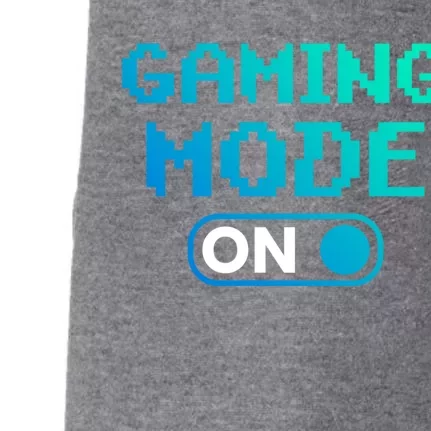 Gaming Mode On Gamers Pixelated Quote Cute Gift Doggie 3-End Fleece Hoodie