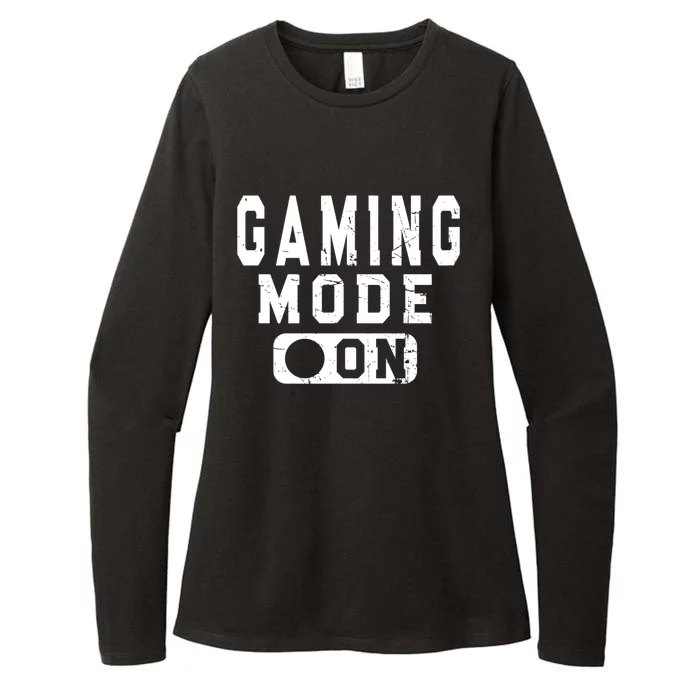 Gaming Mode On Video Game Player Joke Gift Womens CVC Long Sleeve Shirt