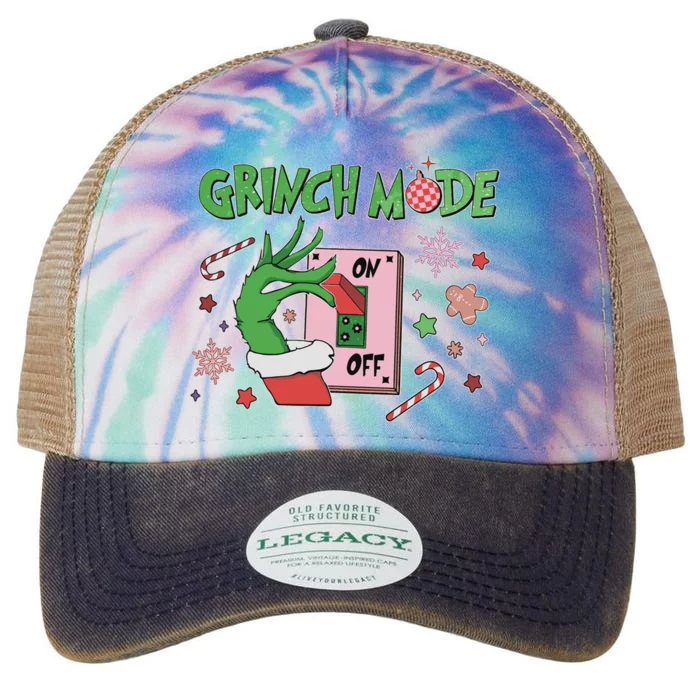 Grin Mode On Whoville University Christmas Legacy Tie Dye Trucker Hat