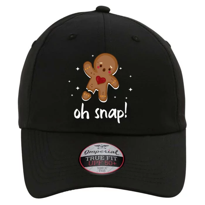 Gingerbread Man Oh Snap Funny Cute Christmas The Original Performance Cap