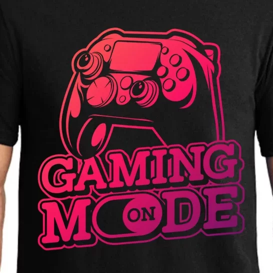 Gaming Mode On Gaming Gamer Nerd Geek Video Games Great Gift Pajama Set