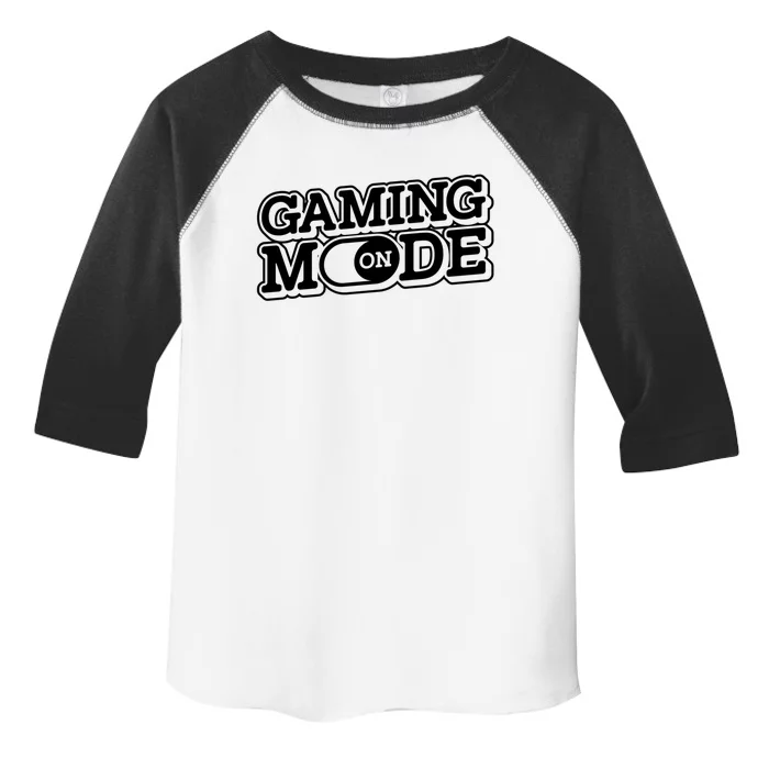 Gaming Mode On Nerd Video Games Geek Video Games Great Gift Toddler Fine Jersey T-Shirt