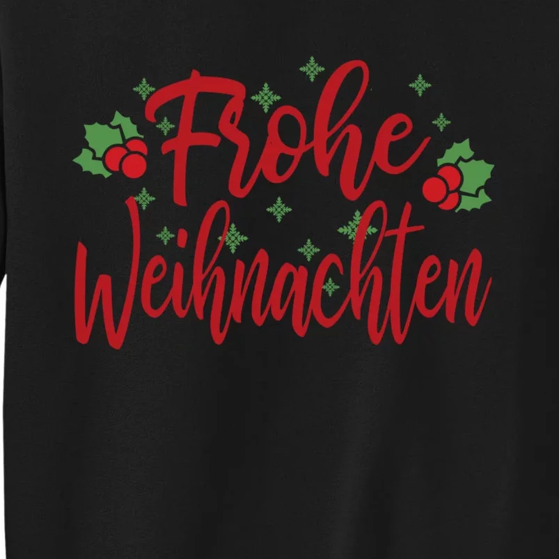 German Matching Ornaments Merry Christmas Frohe Weihnachten Merry Christmas Sweatshirt