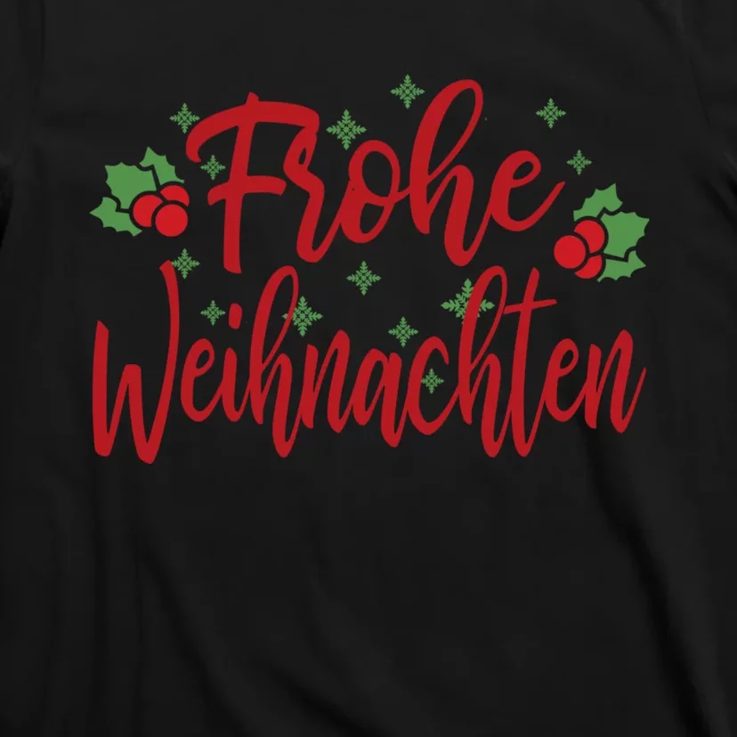 German Matching Ornaments Merry Christmas Frohe Weihnachten Merry Christmas T-Shirt