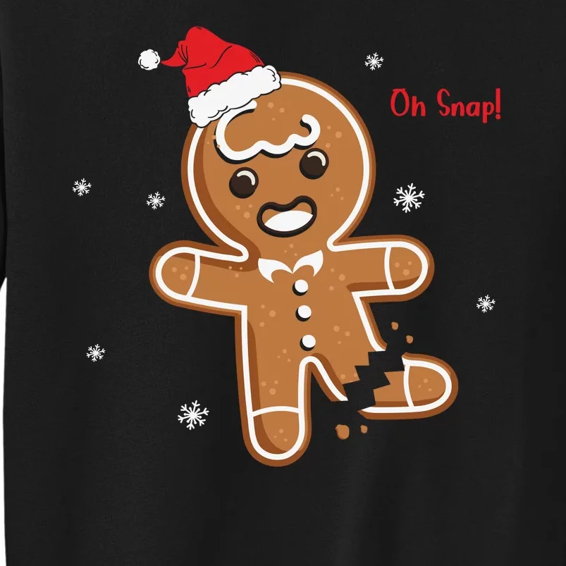 Gingerbread Man Oh Snap Christmas Cookie Costume Baking Team Sweatshirt