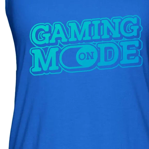 Gaming Mode On Nerd Video Games Geek Video Games Great Gift Ladies Essential Flowy Tank