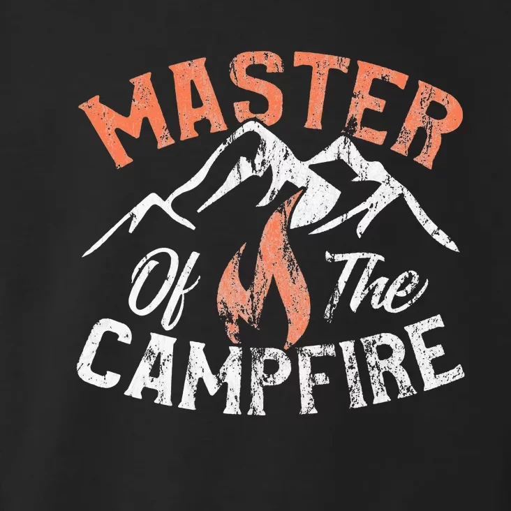 Gifts Master of Campfire Funny Outdoor Camping Toddler Hoodie