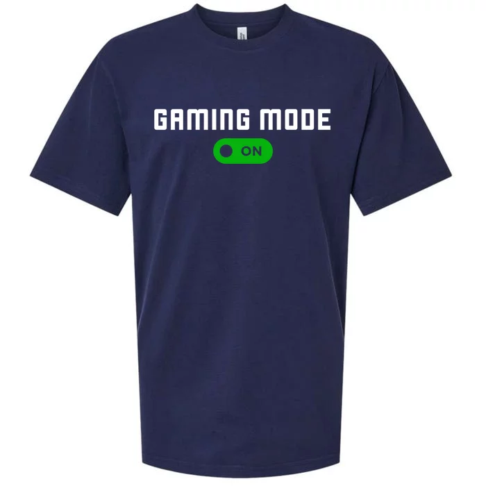 Gaming Mode On Gamer Gaming Gift Sueded Cloud Jersey T-Shirt