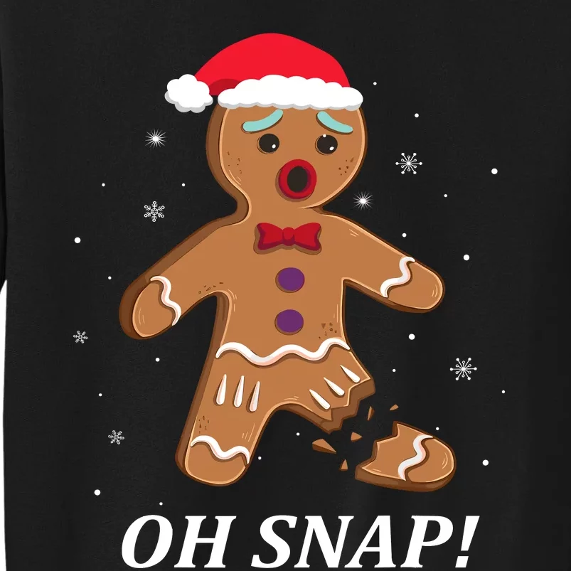 Gingerbread Man Oh Snap Christmas Cookie Costume Baking Team Sweatshirt