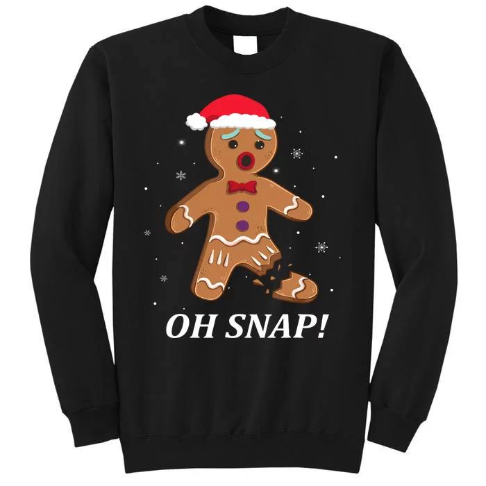 Gingerbread Man Oh Snap Christmas Cookie Costume Baking Team Sweatshirt