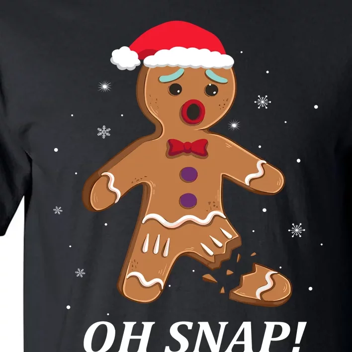 Gingerbread Man Oh Snap Christmas Cookie Costume Baking Team Tall T-Shirt