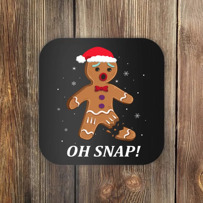 Gingerbread Man Oh Snap Christmas Cookie Costume Baking Team Coaster