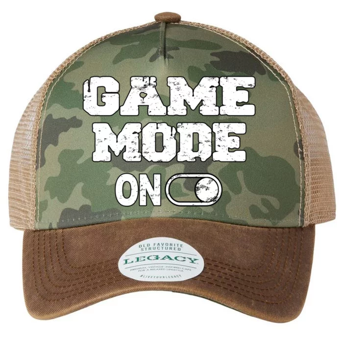 Game Mode On Video Games Player Quote Fun Outfit Cool Gift Legacy Tie Dye Trucker Hat