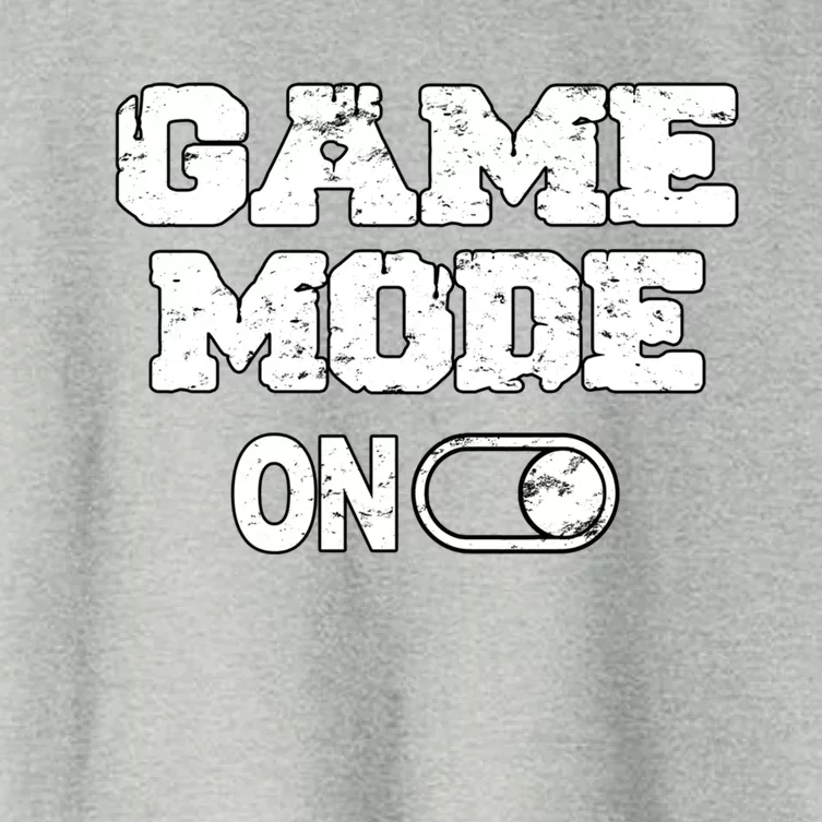 Game Mode On Video Games Player Quote Fun Outfit Cool Gift Women's Crop Top Tee