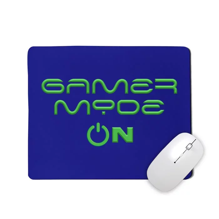 Game Mode On Gaming Virtual Reality Video Games Computer Gift Mousepad