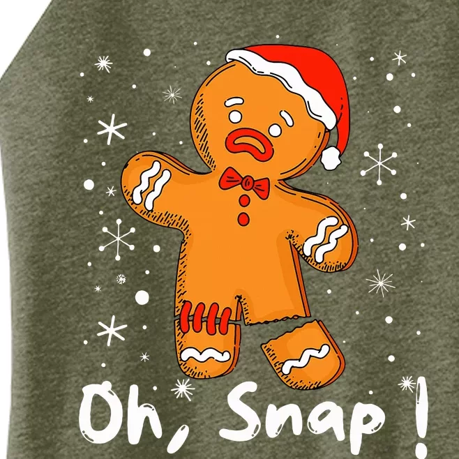 Gingerbread Man Oh Snap Christmas Cookie Costume Baking Team Women’s Perfect Tri Rocker Tank