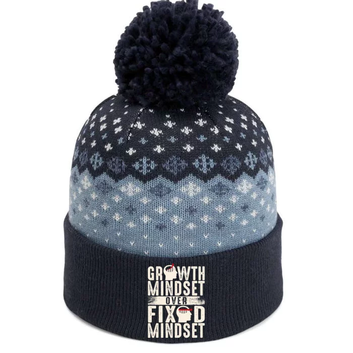 Growth Mindset Over Fixed Mindset Gift Idea The Baniff Cuffed Pom Beanie