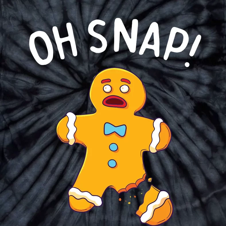 Gingerbread Man Oh Snap Christmas Funny Cookie Baking Gift Tie-Dye T-Shirt