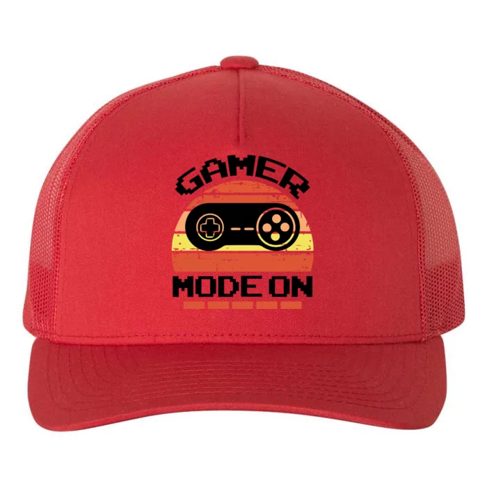 Gamer Mode On Level Up Gaming Culture Merch Video Games Cute Gift Yupoong Adult 5-Panel Trucker Hat