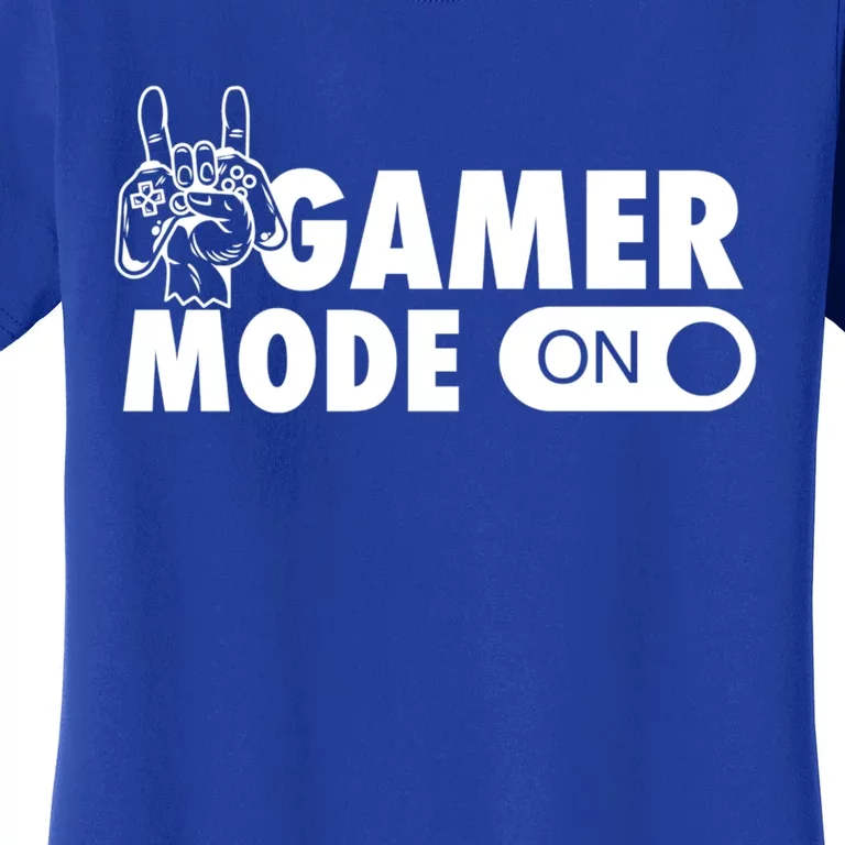 Gamer Mode On Cool Gamer Christmas Gift Cool Gift Women's T-Shirt