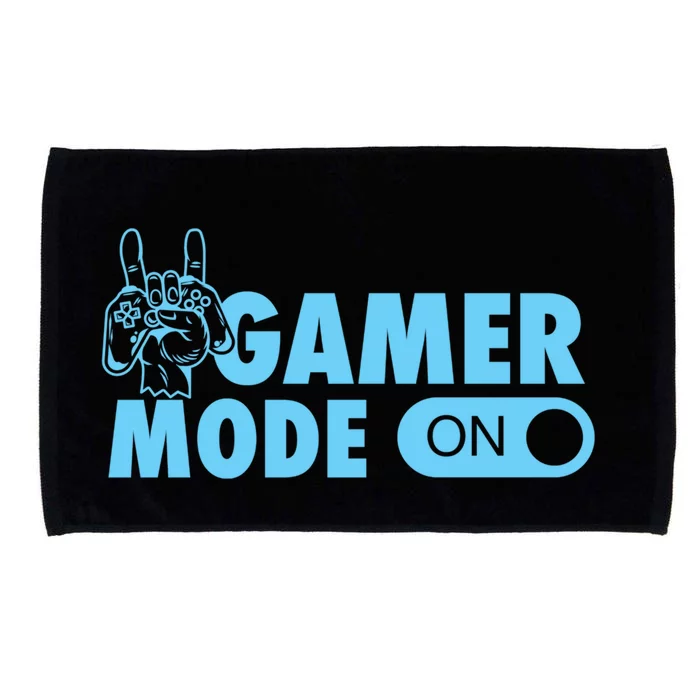 Gamer Mode On Cool Gamer Christmas Gift Microfiber Hand Towel