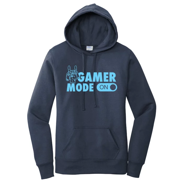 Gamer Mode On Cool Gamer Christmas Gift Women's Pullover Hoodie