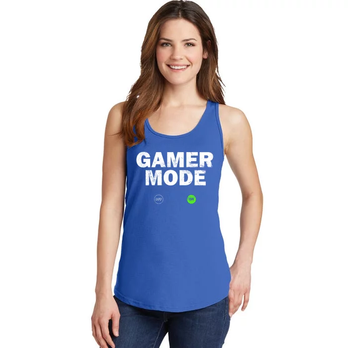 Gamer Mode On Fandom Video Games Cute Gift Ladies Essential Tank