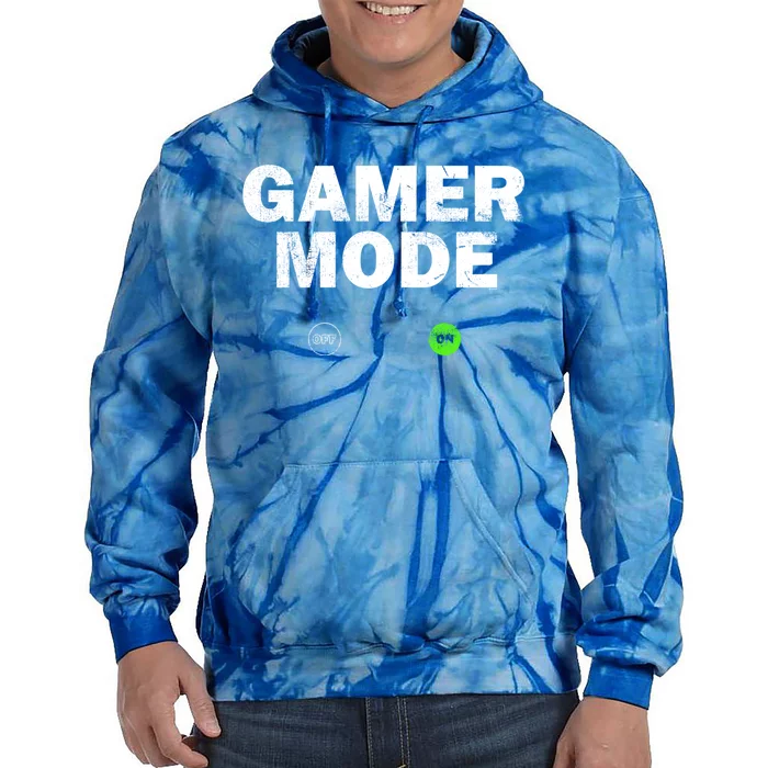 Gamer Mode On Fandom Video Games Cute Gift Tie Dye Hoodie