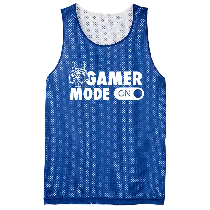 Gamer Mode On Awesome Video Game Convention Merch Gift Mesh Reversible Basketball Jersey Tank