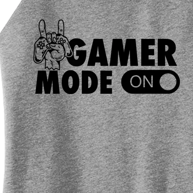 Gamer Mode On Awesome Video Game Convention Merch Gift Women’s Perfect Tri Rocker Tank