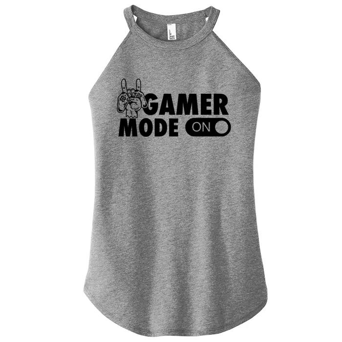 Gamer Mode On Awesome Video Game Convention Merch Gift Women’s Perfect Tri Rocker Tank