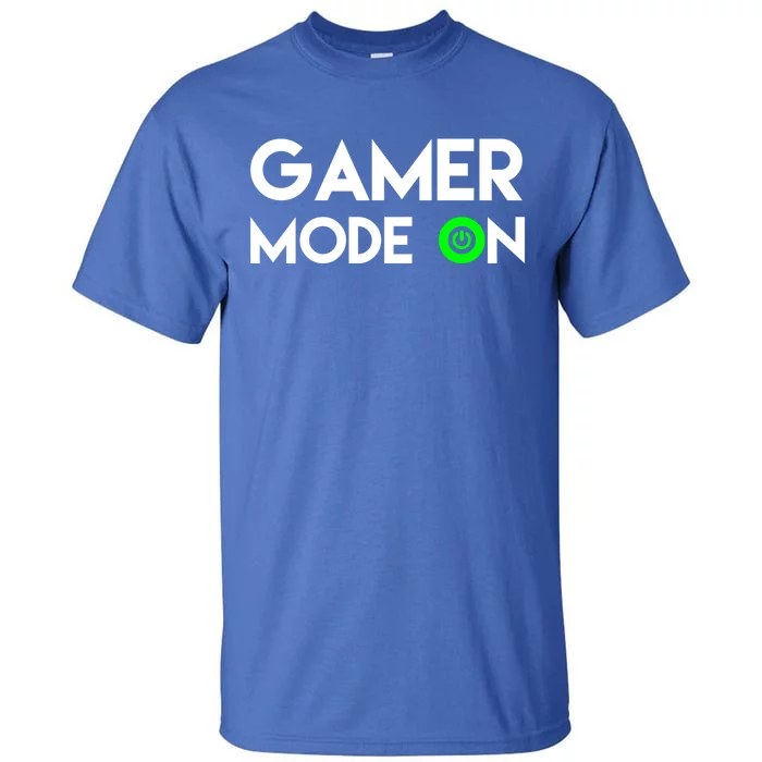 Gamer Mode On Clothes Heartbeat Play Video Games Controller Meaningful Gift Tall T-Shirt