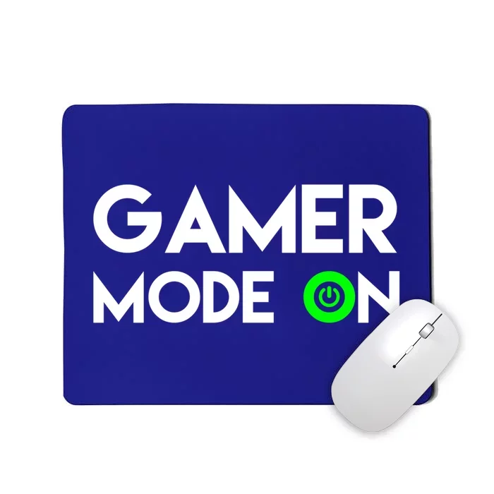 Gamer Mode On Clothes Heartbeat Play Video Games Controller Meaningful Gift Mousepad