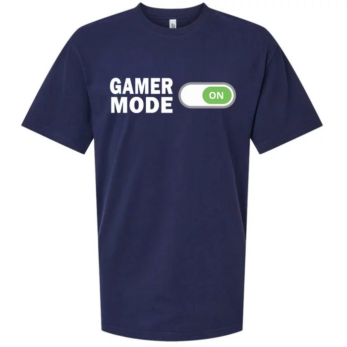 Gamer Mode On Gift Funny Video Game Lover Gamers Meaningful Gift Sueded Cloud Jersey T-Shirt