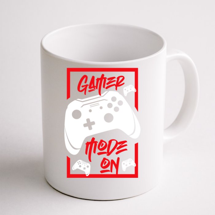 Gamer Mode On Japanese Anime Video Games Controller Gaming Great Gift Front & Back Coffee Mug