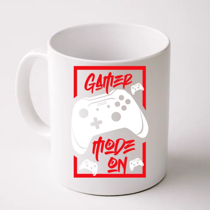 Gamer Mode On Japanese Anime Video Games Controller Gaming Great Gift Front & Back Coffee Mug