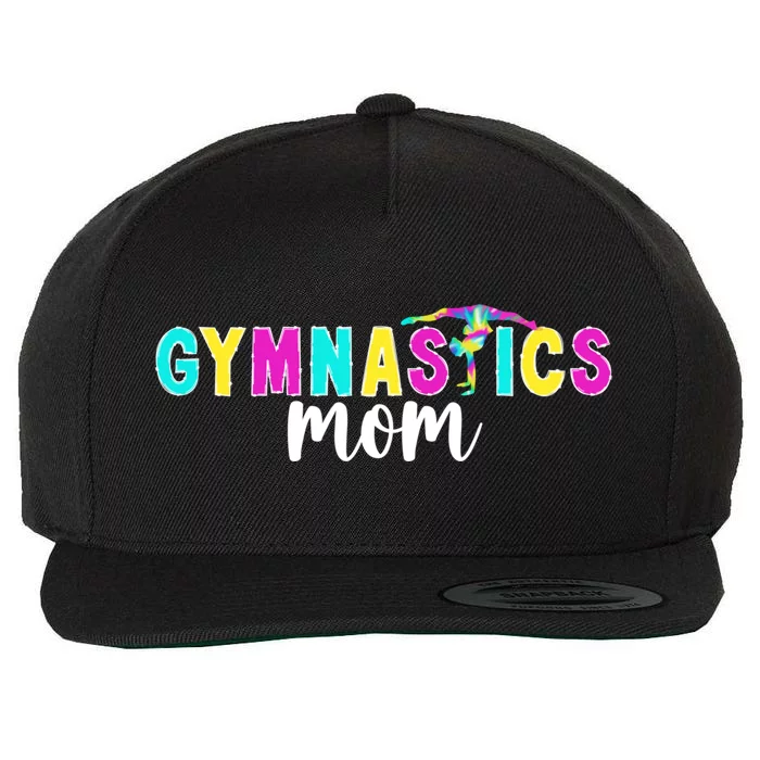 Gymnastics Mom Of A Gymnast Mom Proud Gymnastics Mother Gift Wool Snapback Cap