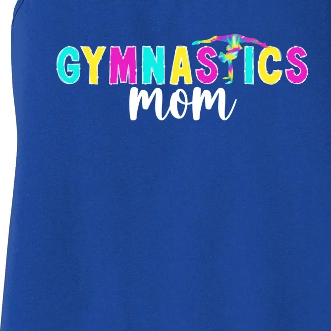 Gymnastics Mom Of A Gymnast Mom Proud Gymnastics Mother Gift Women's Racerback Tank