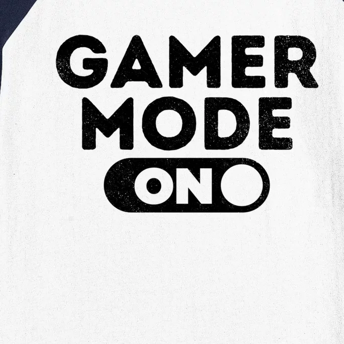 Gamer Mode On Tee Funny Video Game Player Lover Great Gift Baseball Sleeve Shirt