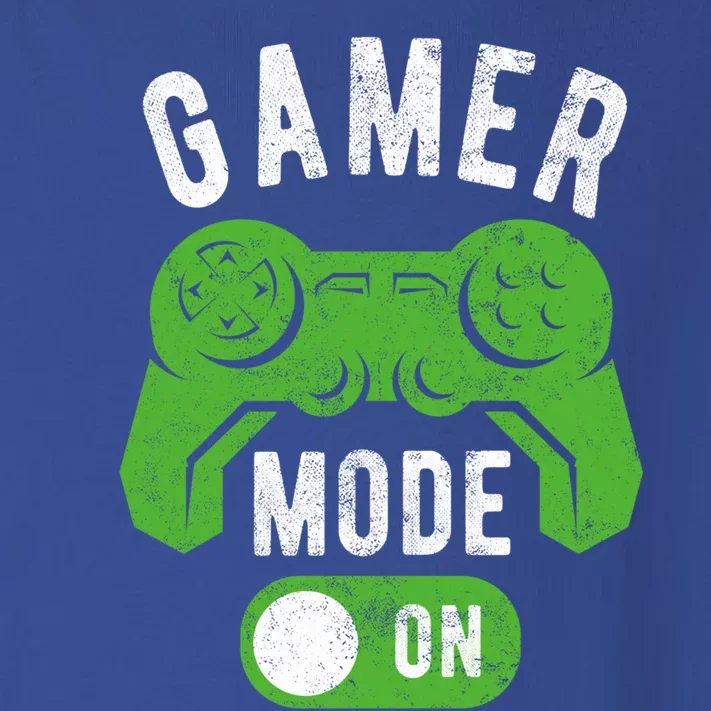 Gamer Mode On Funny Gamer Life Cool Novelty Gamer Gift Toddler Long Sleeve Shirt