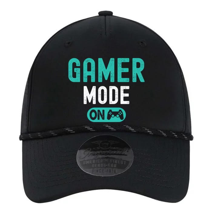 Gamer Mode On Video Games Lover Funny Gaming And Gift Performance The Dyno Cap