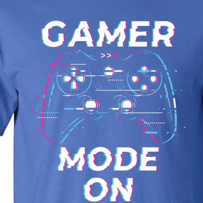 Gamer Mode On Vaporwave Aesthetic Video Game Controller Gift Tall T-Shirt