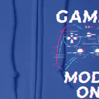 Gamer Mode On Vaporwave Aesthetic Video Game Controller Gift Full Zip Hoodie