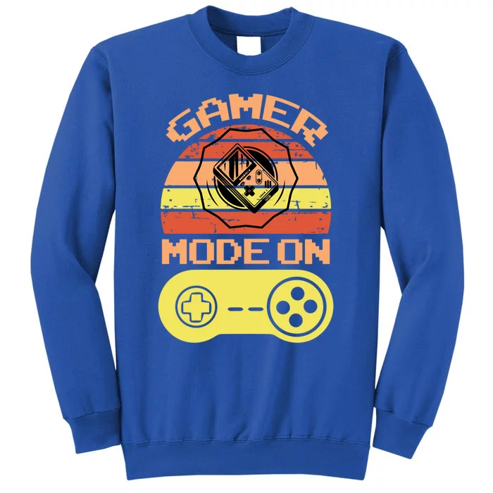 Gamer Mode On Video Game Funny Gift Cool Gift Sweatshirt