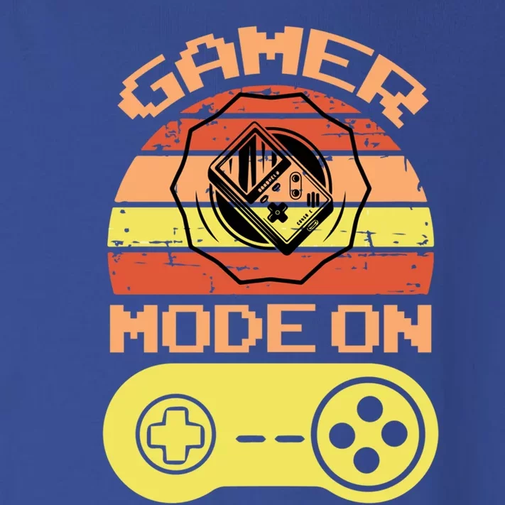 Gamer Mode On Video Game Funny Gift Cool Gift Toddler Long Sleeve Shirt