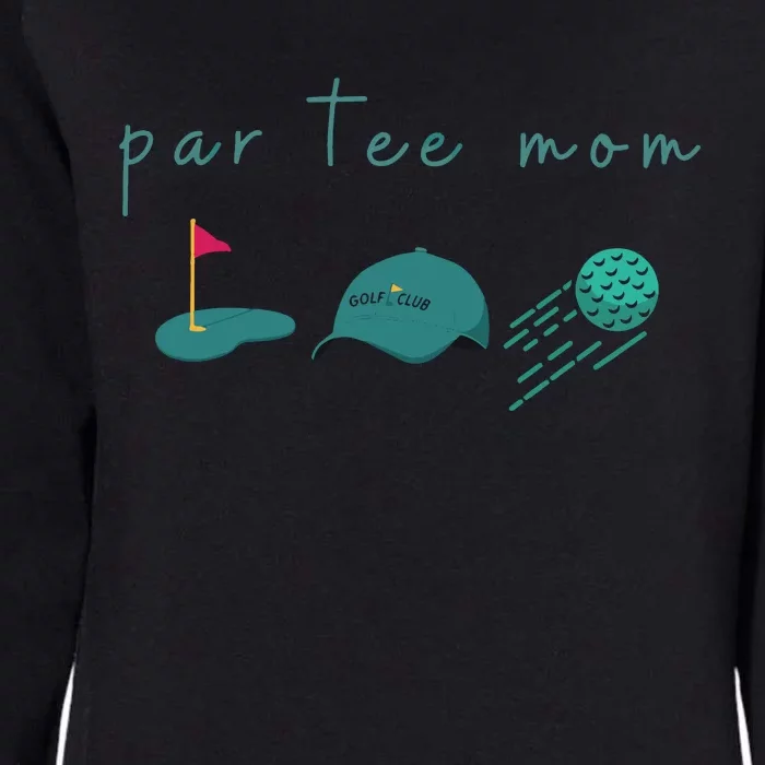 Golf Mom Par Tee Mom Womens California Wash Sweatshirt